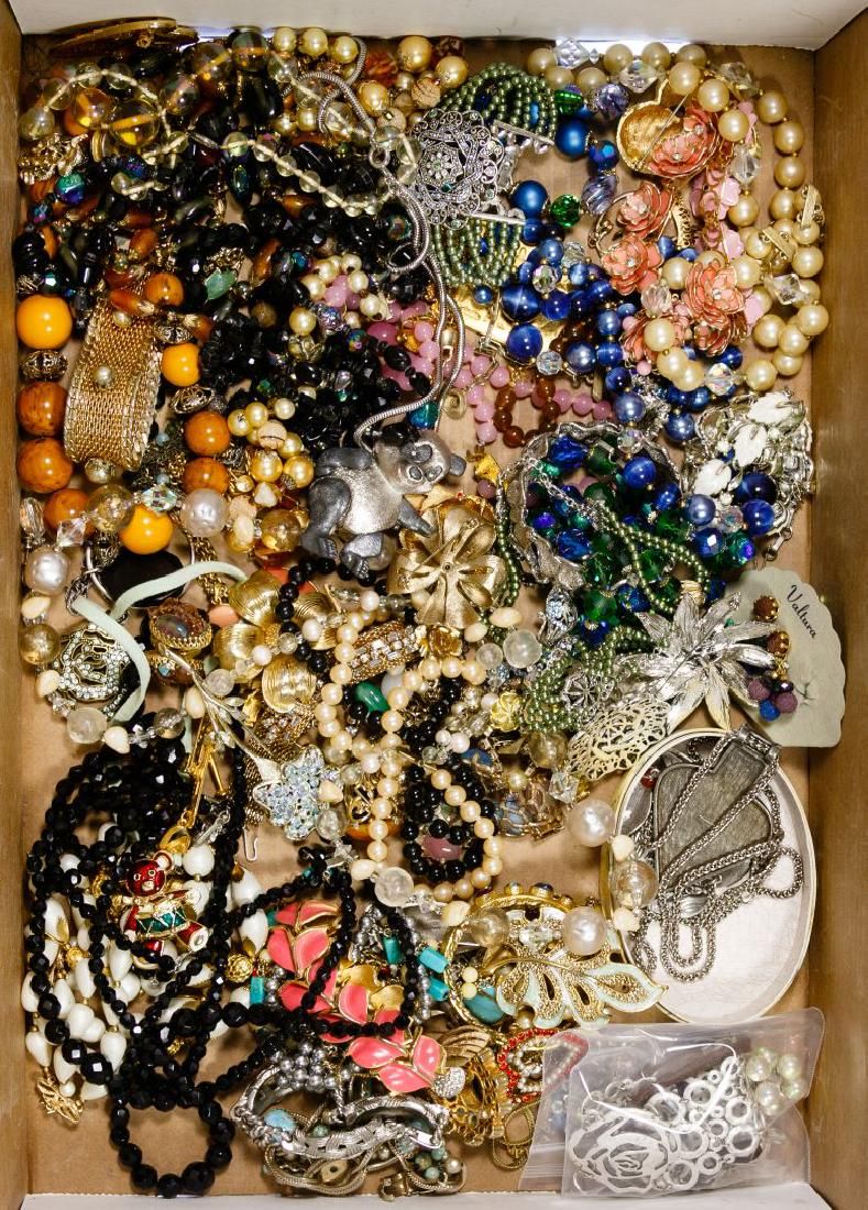 Lot 455: Sterling Silver and Costume Jewelry Assortment