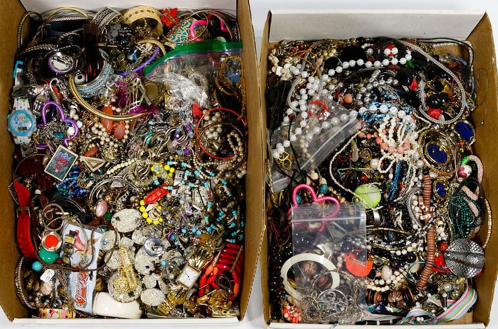 Lot 456: Sterling Silver and Costume Jewelry Assortment