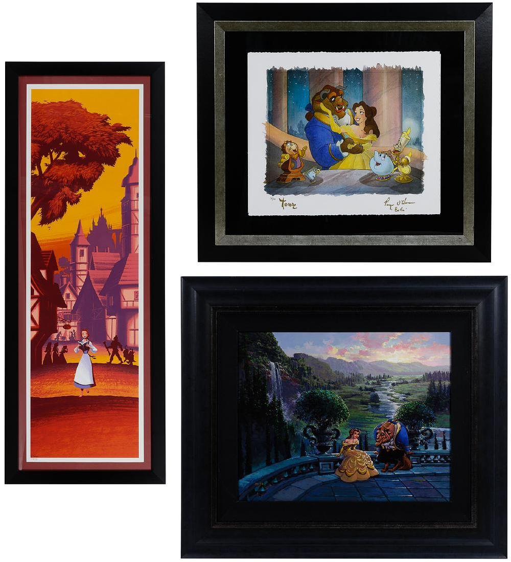 Lot 469: Disney "Beauty and the Beast" Print Assortment