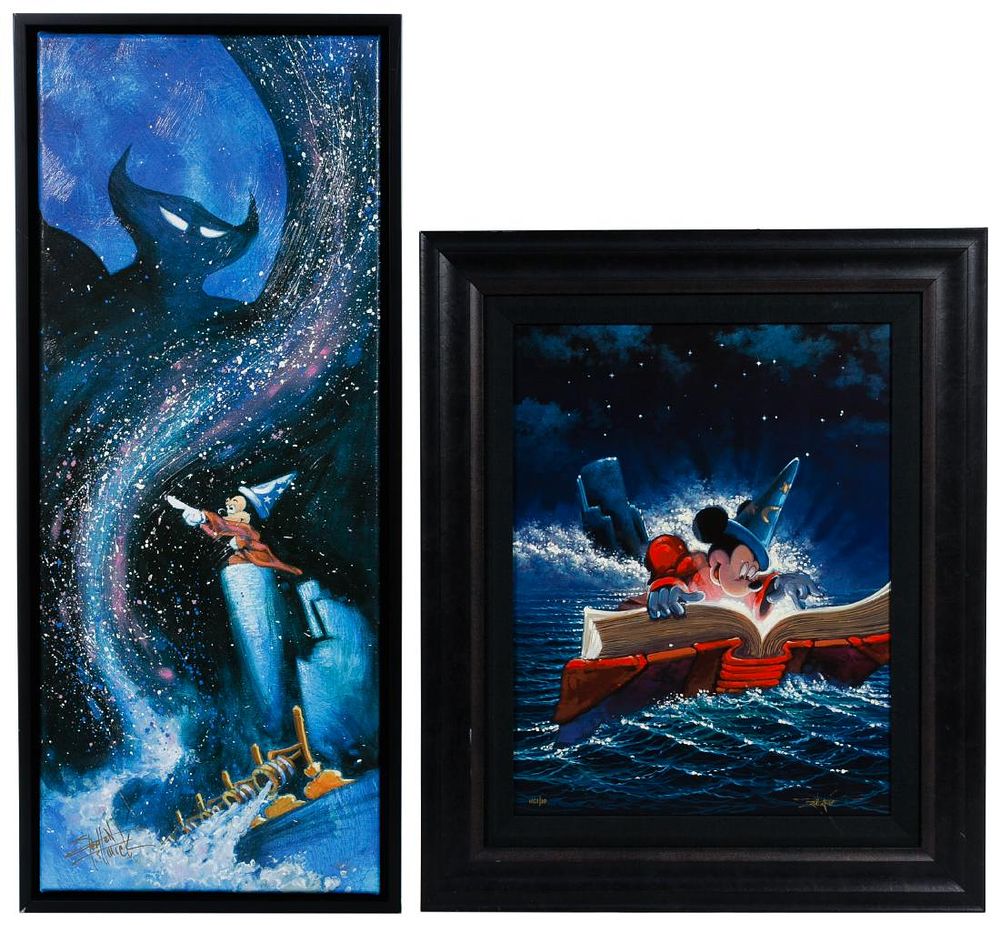 Lot 476: Disney 'Fantasia' Giclee on Canvas Print Assortment