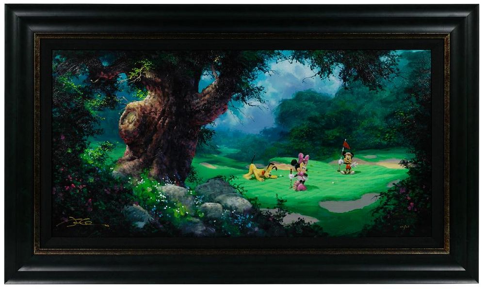 Lot 490: Disney 'Mickey Mouse' Giclee on Canvas Print