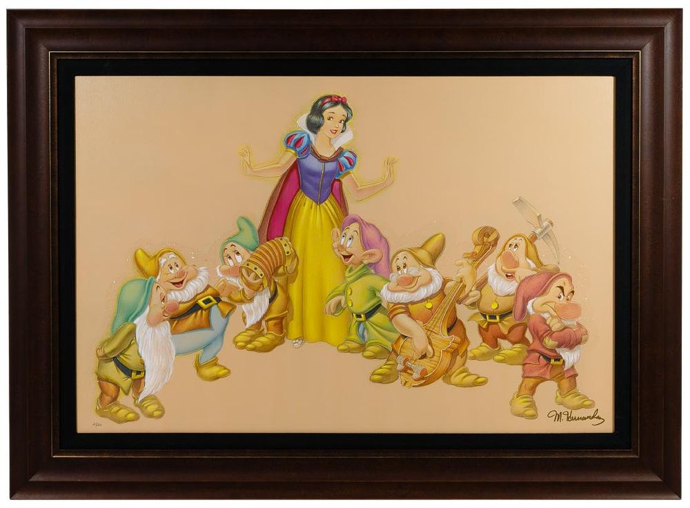 Lot 503: Disney 'Snow White' Giclee on Canvas Print