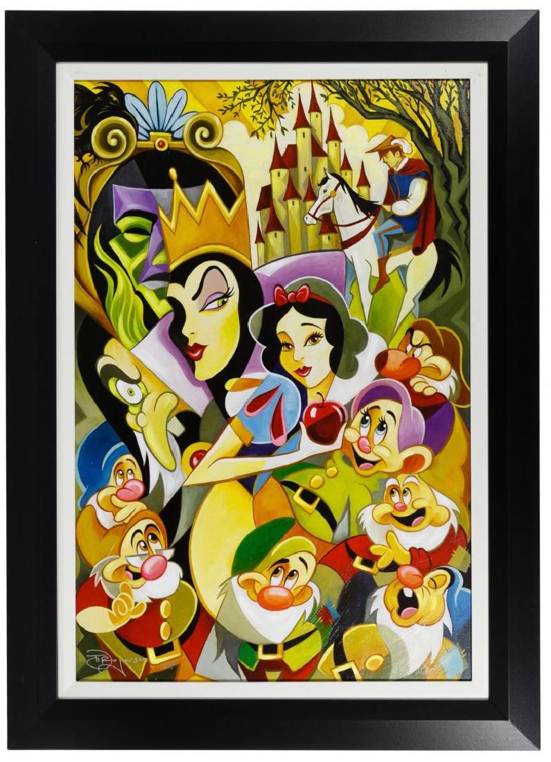 Lot 505: Disney 'Snow White' Giclee on Canvas Print