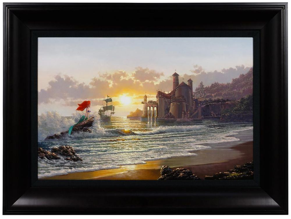 Lot 509: Disney 'The Little Mermaid' Giclee on Canvas Print
