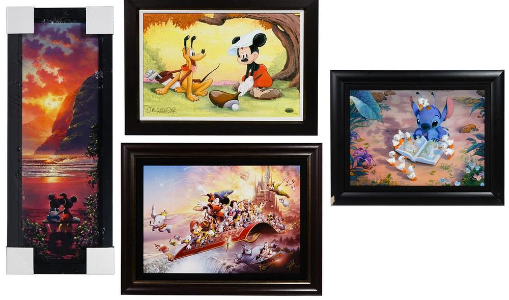 Lot 519: Disney Giclee on Canvas Assortment