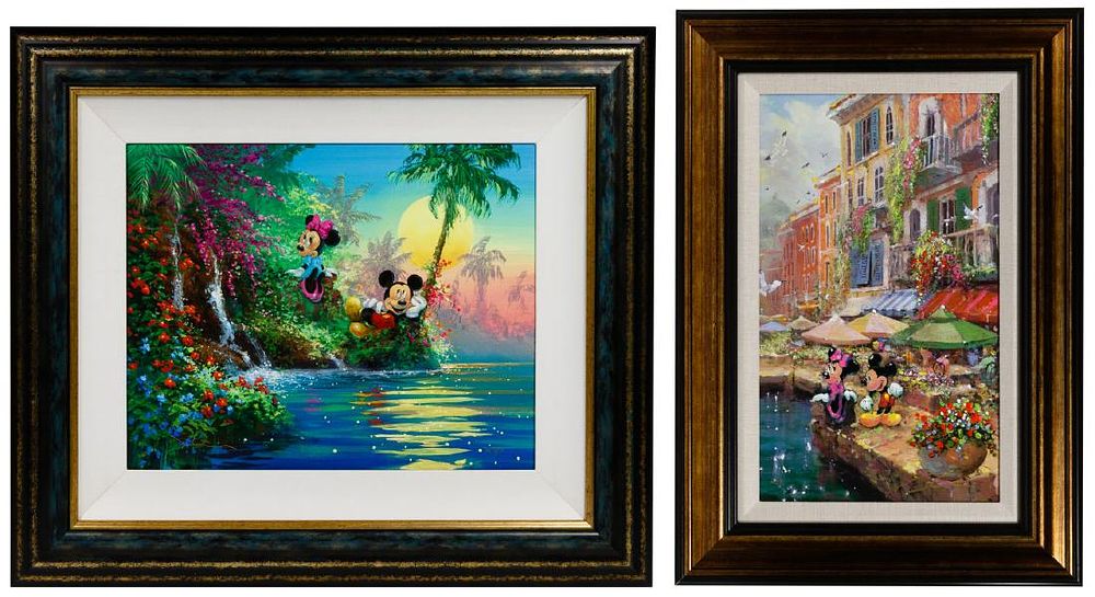 Lot 528: Disney Giclee on Canvas Print Assortment