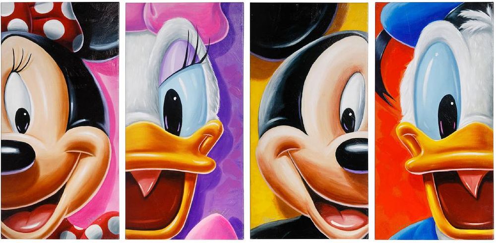 Lot 531: Disney Giclee on Canvas Print Assortment