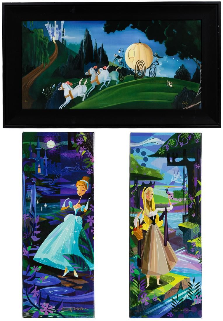 Lot 532: Disney Giclee on Canvas Print Assortment