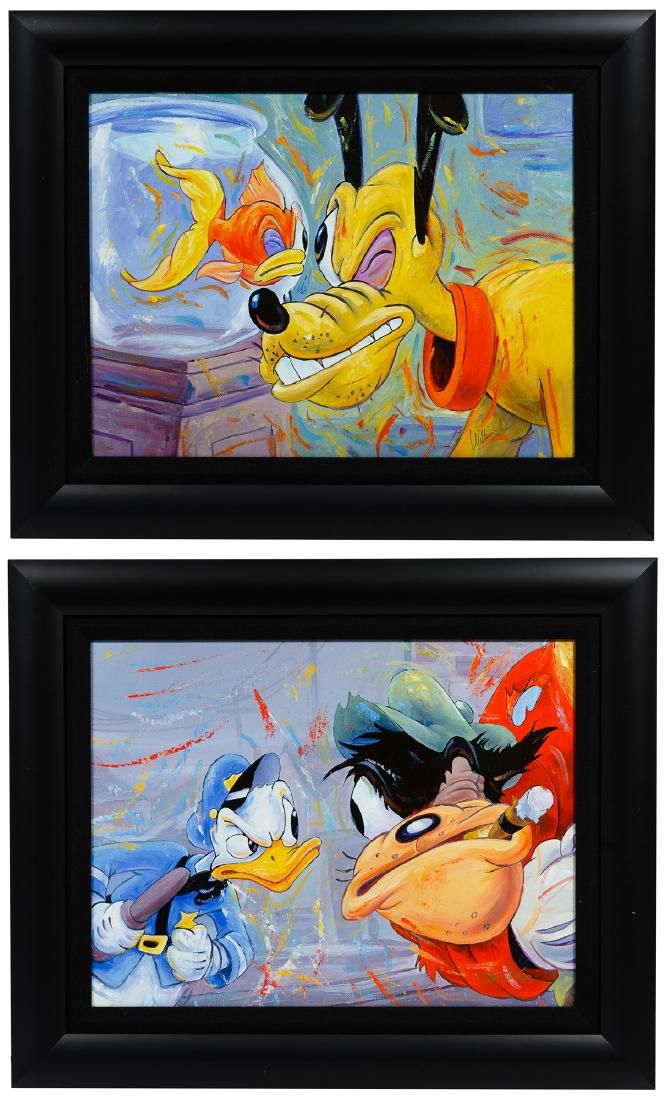 Lot 533: Disney Giclee on Canvas Print Assortment