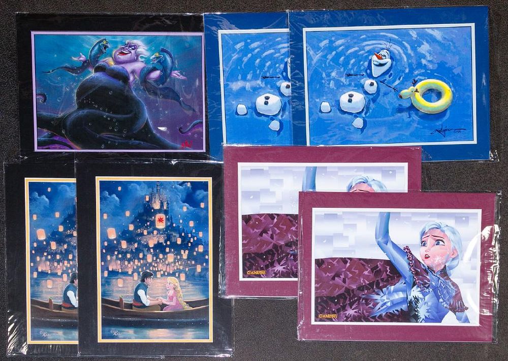 Lot 538: Disney Lithograph Assortment
