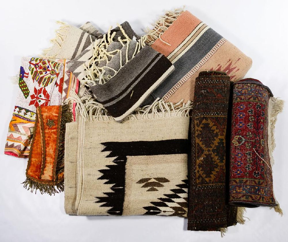 Lot 161: Rug and Textile Assortment