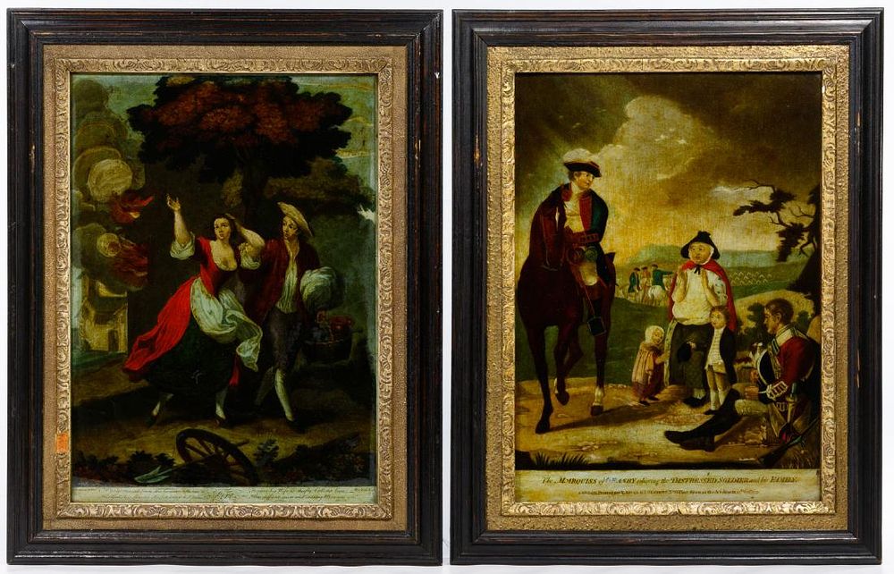 Lot 172: English Hand Colored Engraving Assortment