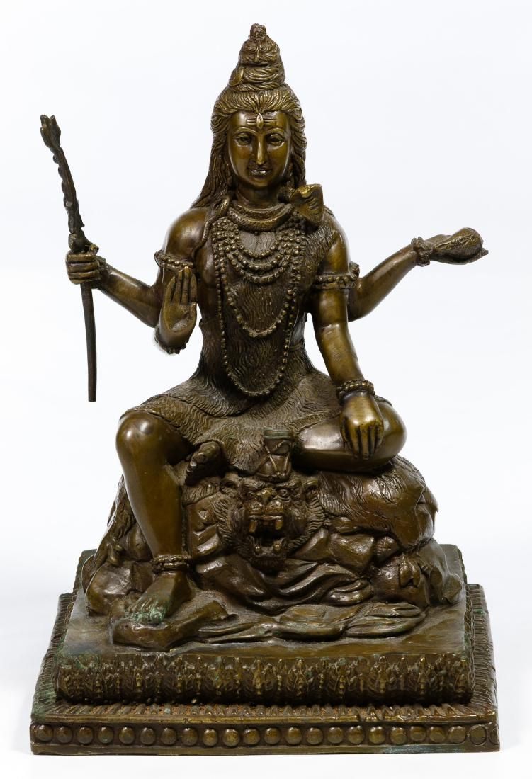 Lot 190: Asian Bronze Statue