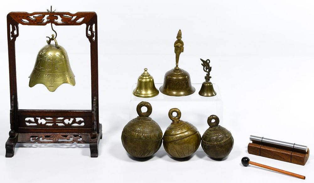 Lot 211: Brass Bell Assortment