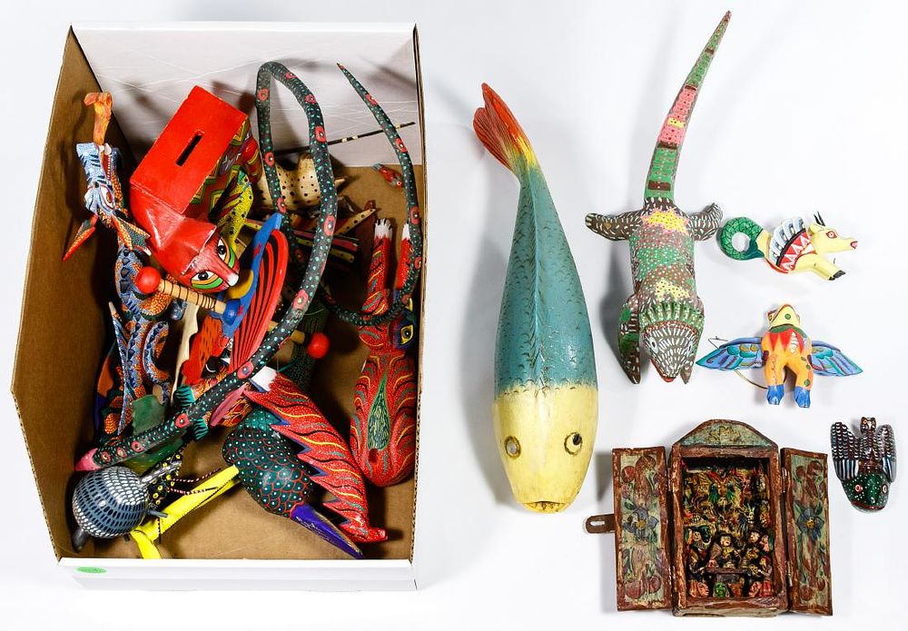 Lot 232: Mexican Folk Carving Assortment