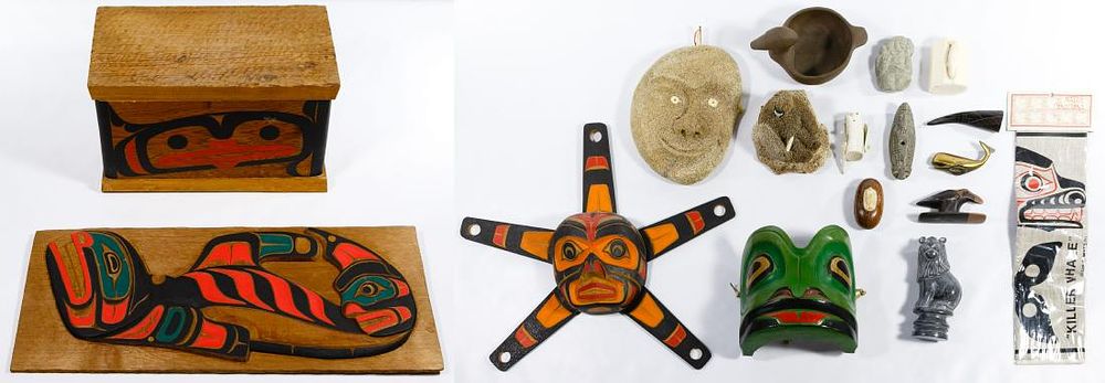 Lot 237: Northwest Coast Indian and Inuit Assortment