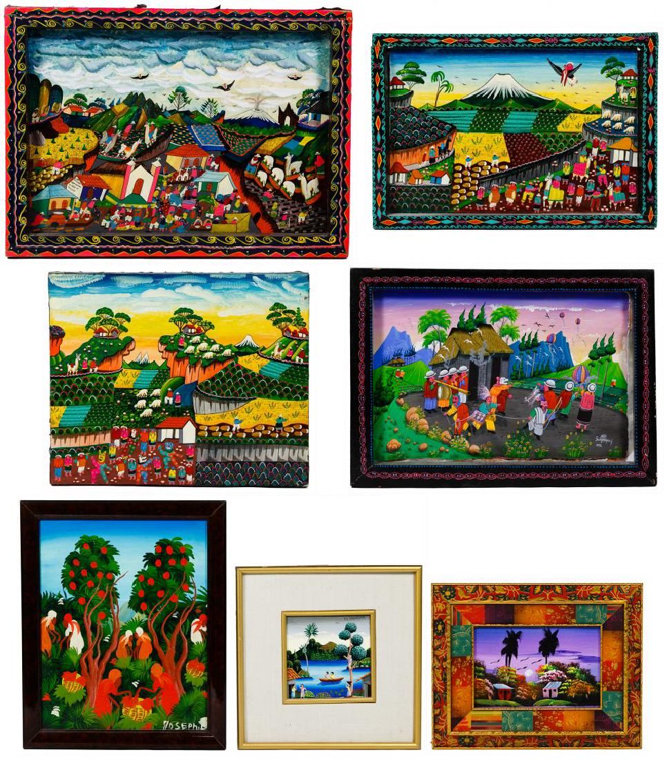 Lot 245: South American Framed Art Assortment
