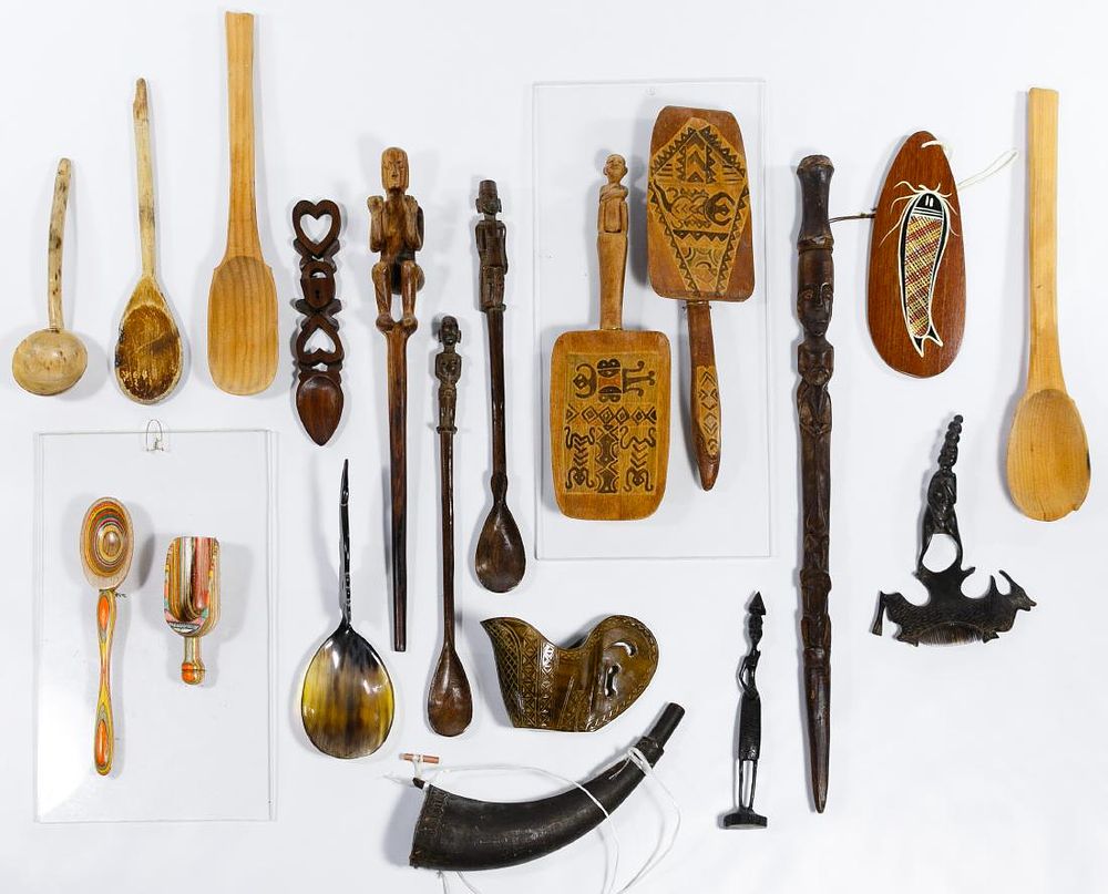 Lot 250: Tribal Carved Wood Assortment