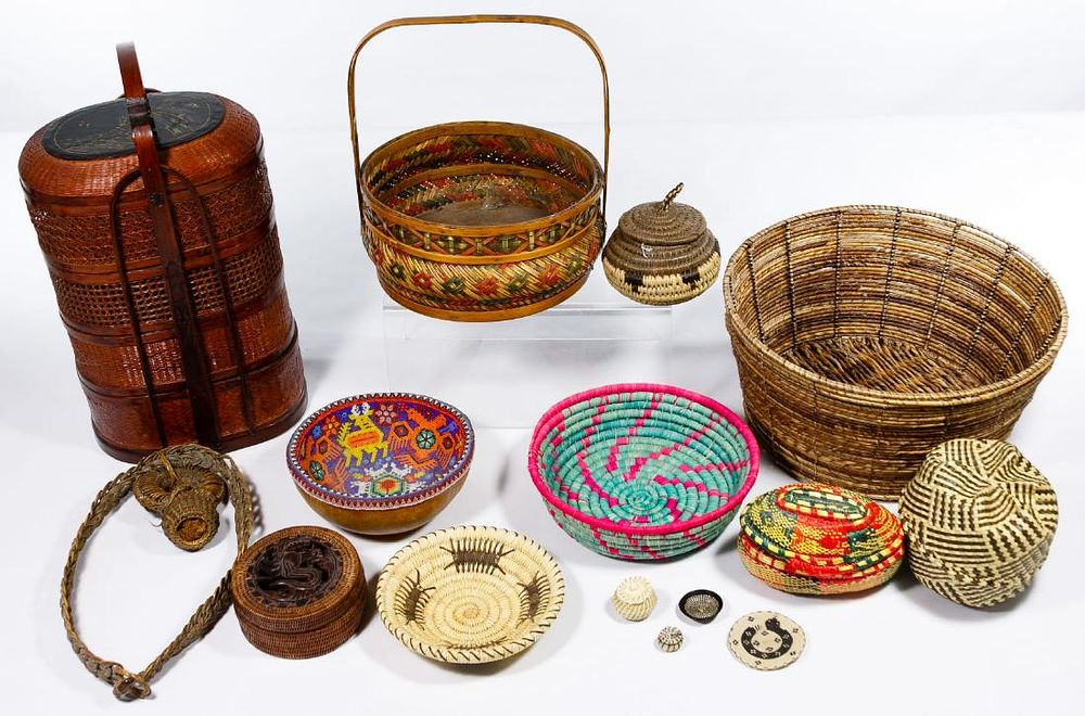 Lot 256: Woven Basket Assortment