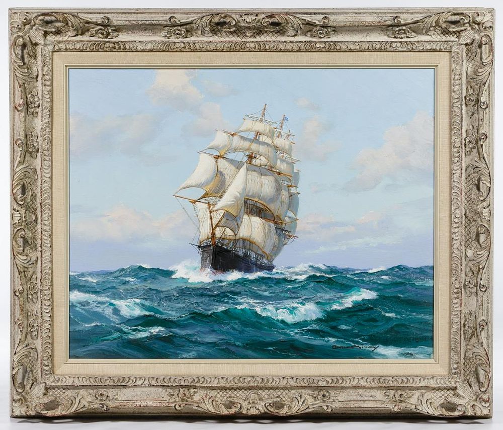 Lot 264: Charles Vickery (American, 1913-1998) "Wind of the Sea"