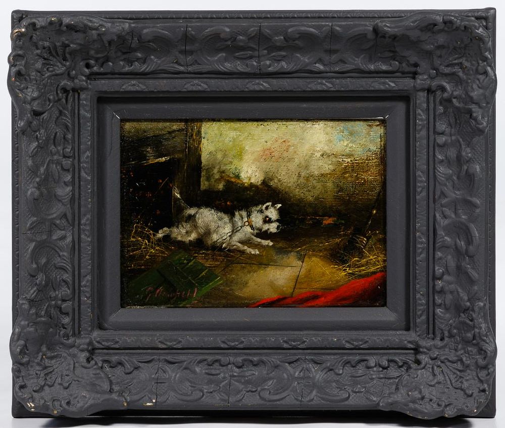 Lot 276: Edward George Armfield (British, 1817-1896) Oil on