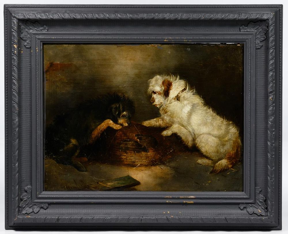 Lot 277: Edward George Armfield (British, 1817-1896) Oil on