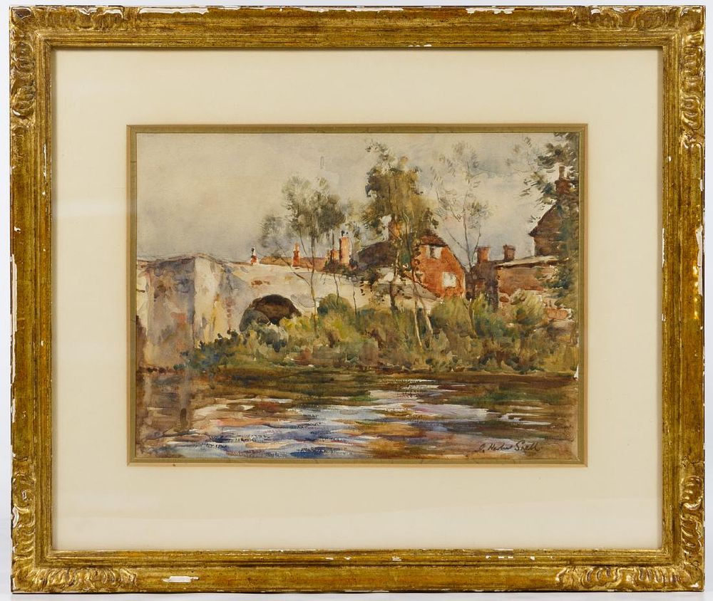 Lot 280: James Herbert Snell (British, 1861-1935) Watercolor