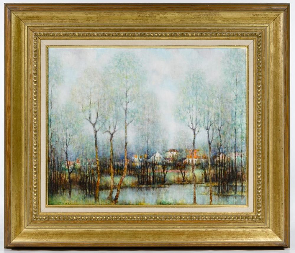 Lot 282: Jean-Louis Vergne (French, b.1929) 'Environs de
