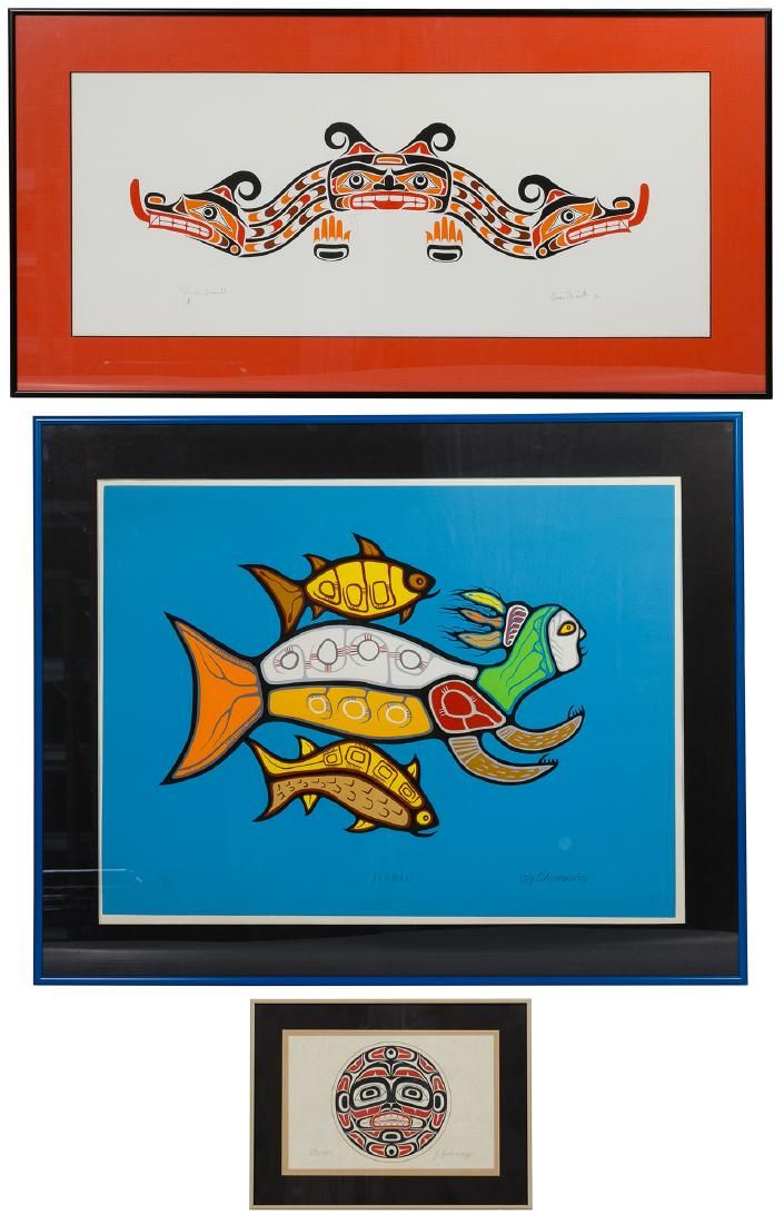 Lot 304: Native American (Canadian, 20th Century) Prints