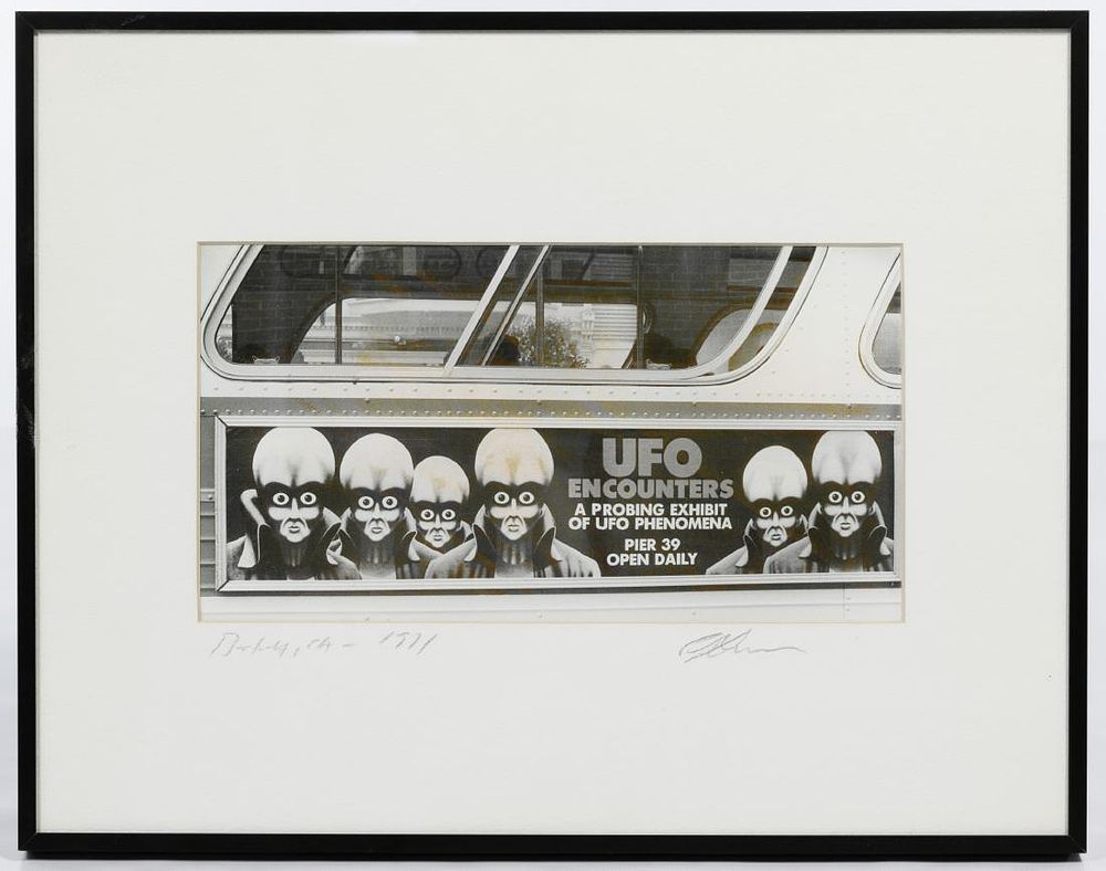 Lot 321: Unknown Artist (American, 20th Century) 'UFO