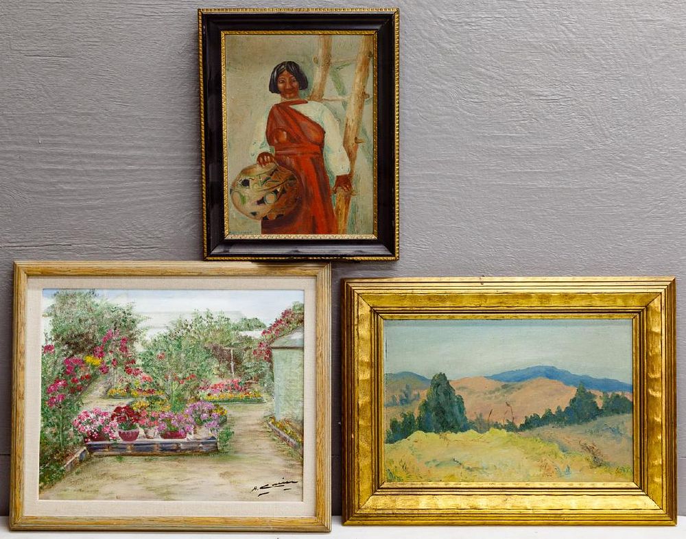 Lot 326: Framed Oil Painting Assortment