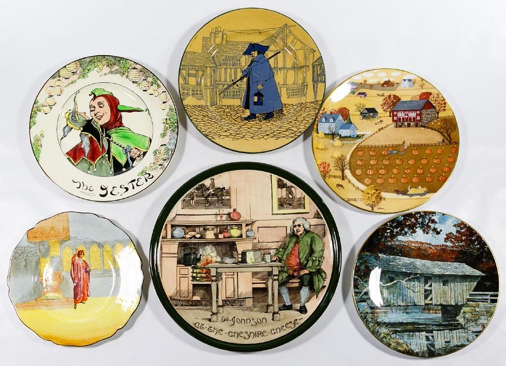 Lot 360: Royal Doulton Collector Plate Assortment