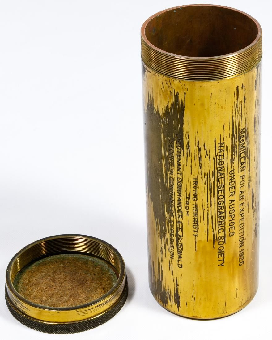 Lot 368: 1925 Mac Millan Polar Expedition Bronze Presentation