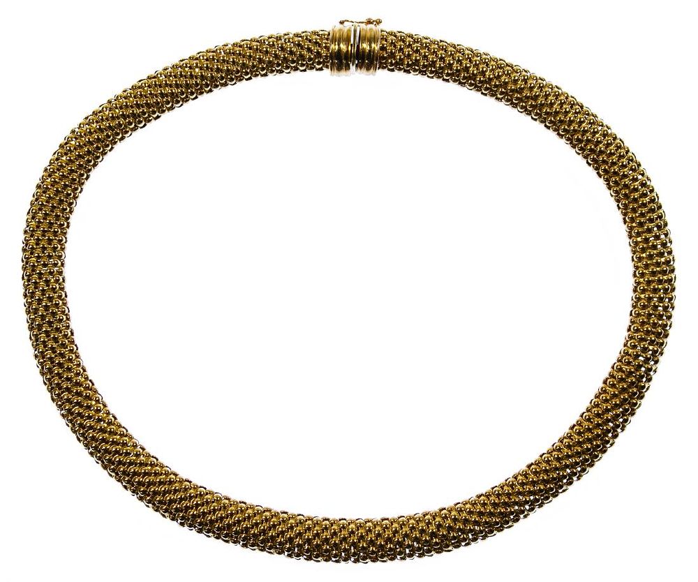 Lot 457: 18k Gold Necklace