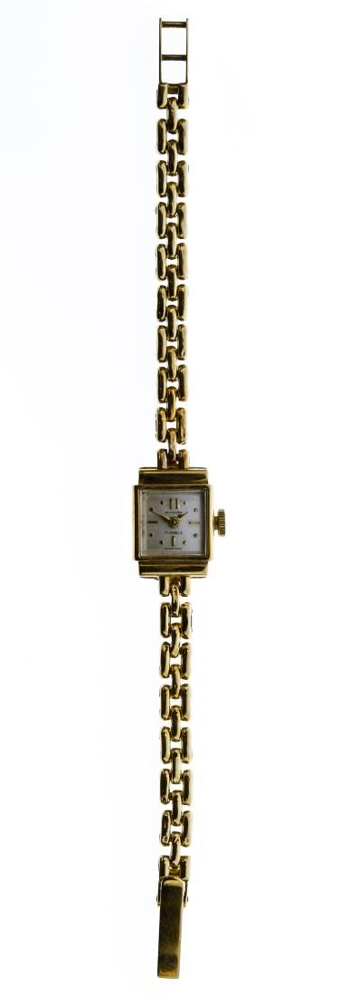 Lot 684: Bucherer 18k Gold Case and Band Wrist Watch