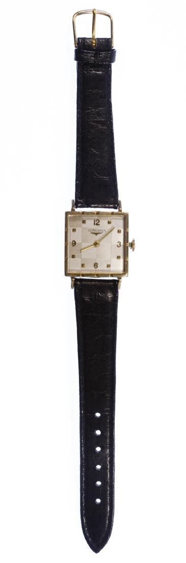 Lot 689: Longines 14k Gold Case Wrist Watch