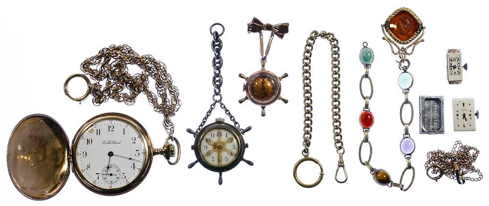 Lot 692: 18k White Gold, 14k Gold and Watch Assortment