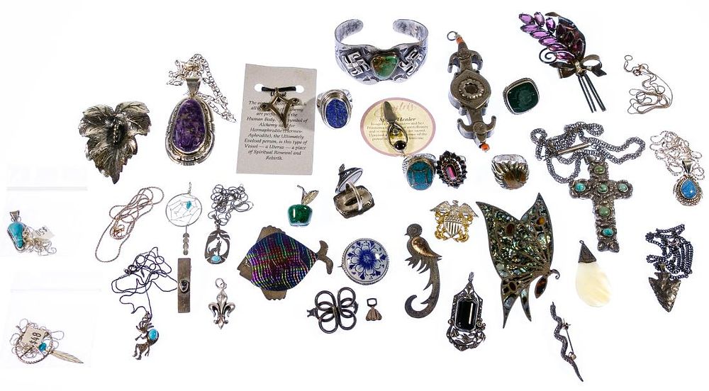 Lot 705: Sterling Silver Jewelry Assortment