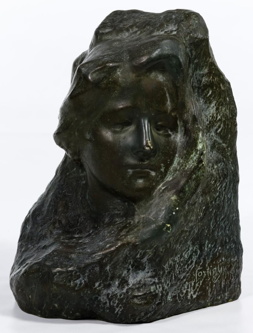Lot 178: (After) Edouard Fortiny (Italy, fl.1900) Cast Statue