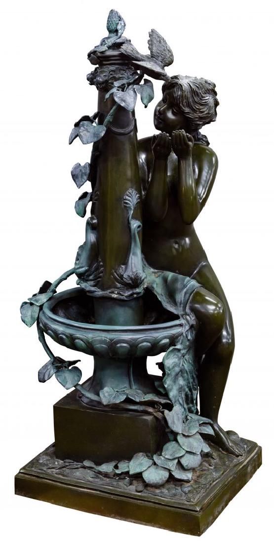 Lot 181: (After) Mathurin Moreau (French, 1822-1912) Nymph