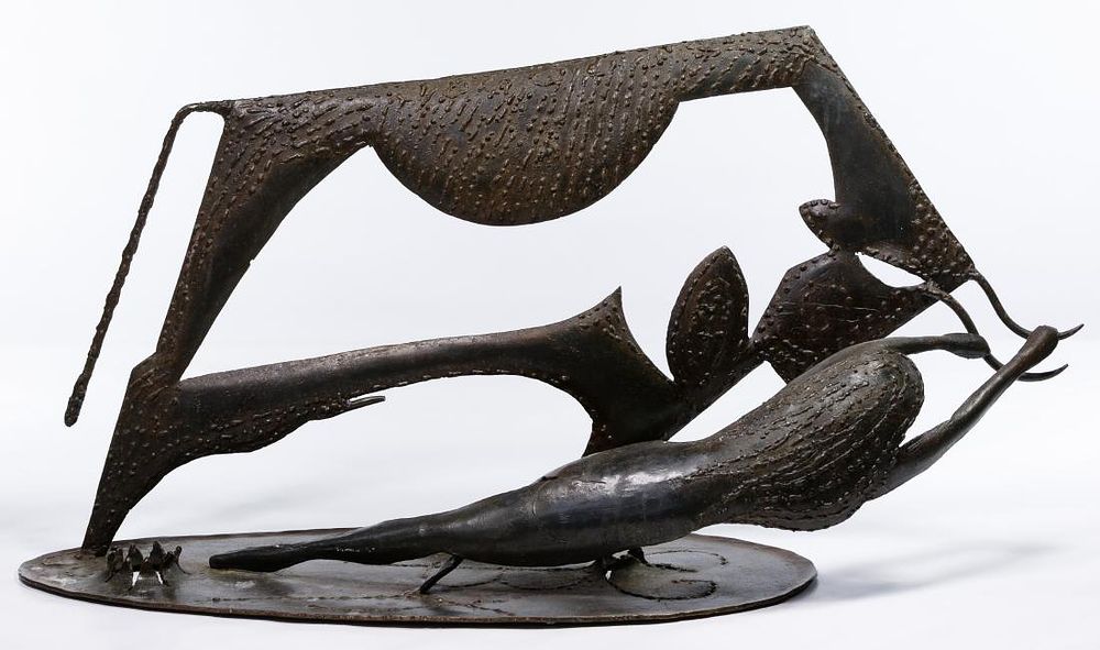 Lot 182: Brutalist Abstract Sculpture