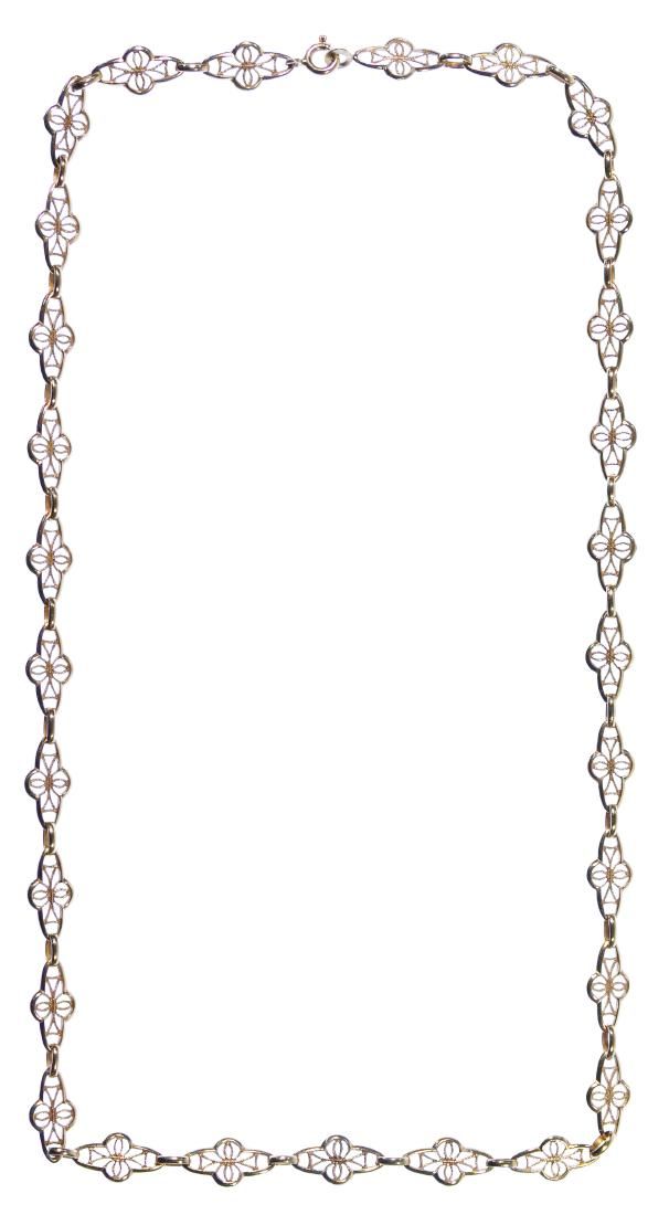 Lot 250: 14k Gold Necklace
