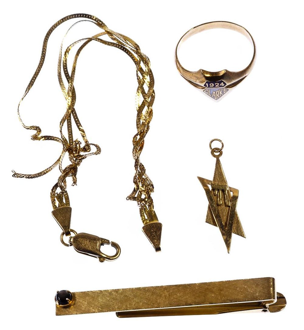 Lot 255: 14k Gold Jewelry Assortment