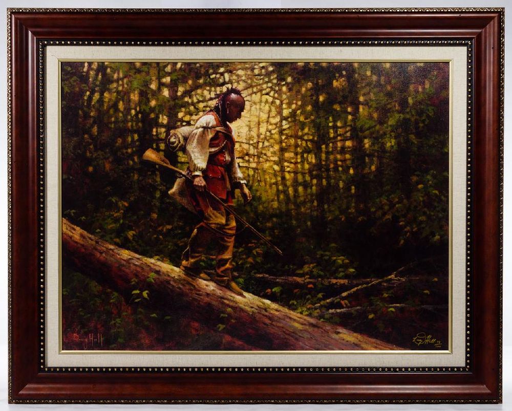 Lot 286: Doug Hall (American, b.1944) 'One Step at a Time'