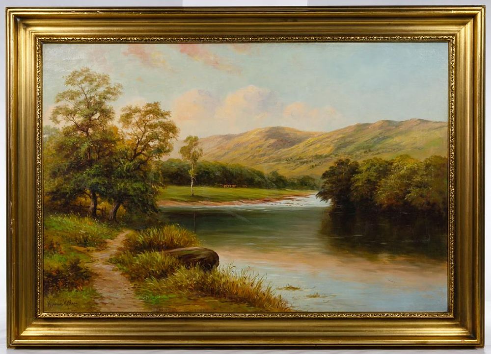 Lot 291: Norman Badgley Wilson (American, b.1906) Oil on Canvas