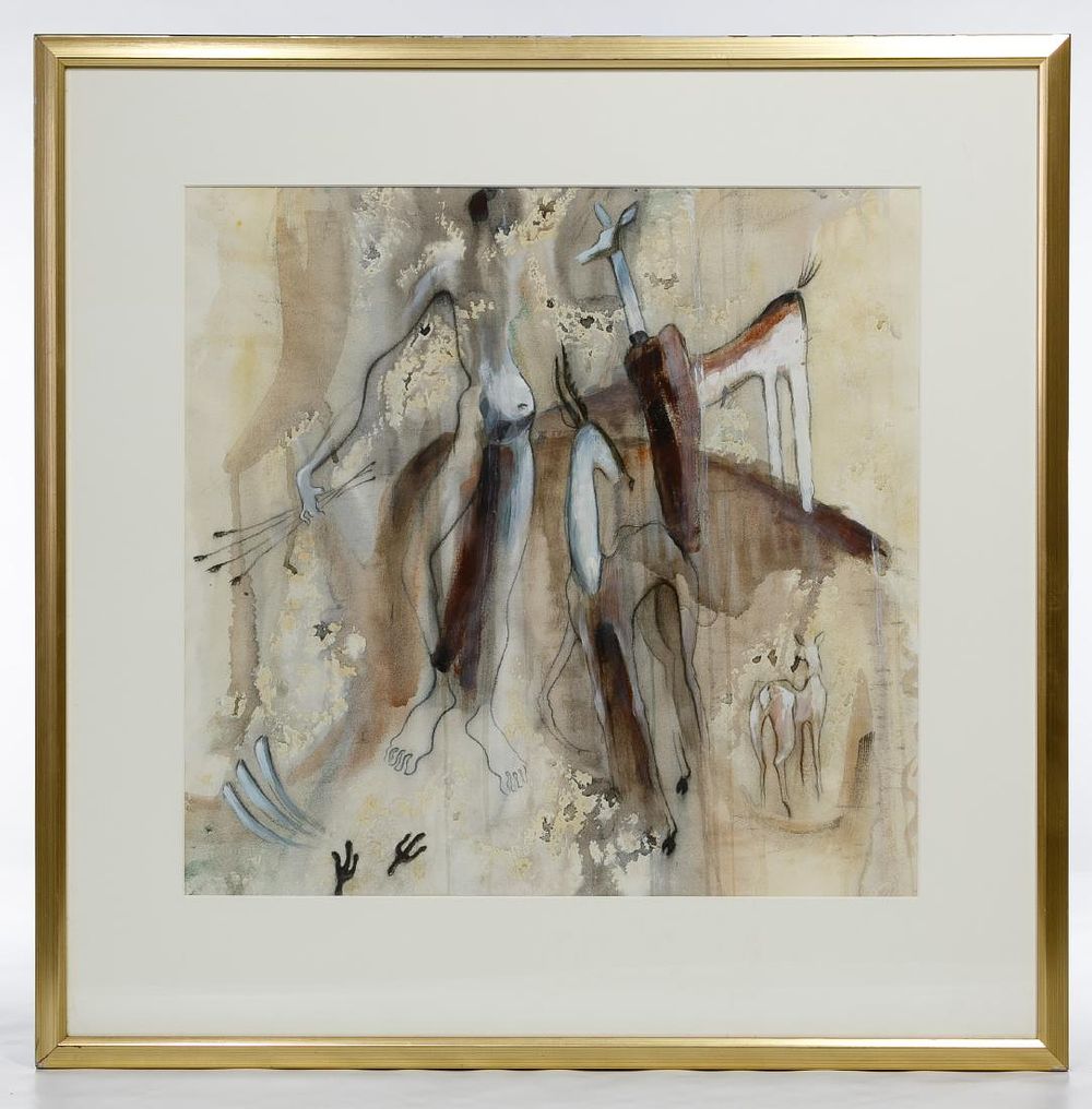 Lot 295: Unknown Artist (American, 20th Century) Watercolor on