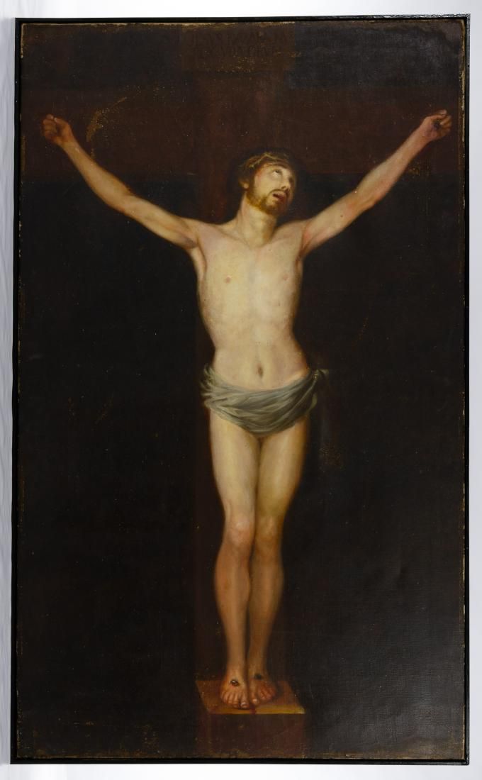 Lot 296: (Style of) Goya (Spanish, 19th Century) 'Cristo
