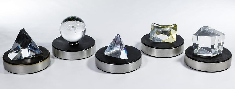 Lot 324: Steuben Crystal Paperweight Assortment