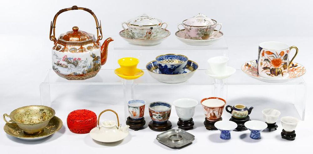 Lot 341: Asian Cup and Saucer Assortment