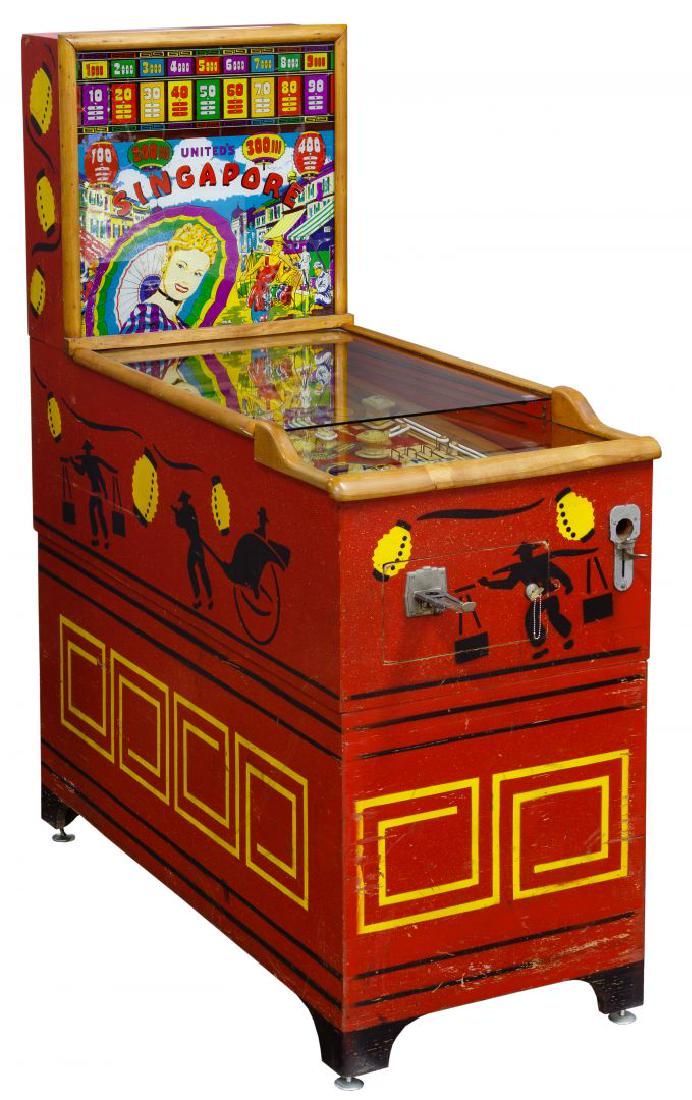 Lot 361: Singapore Pinball Machine